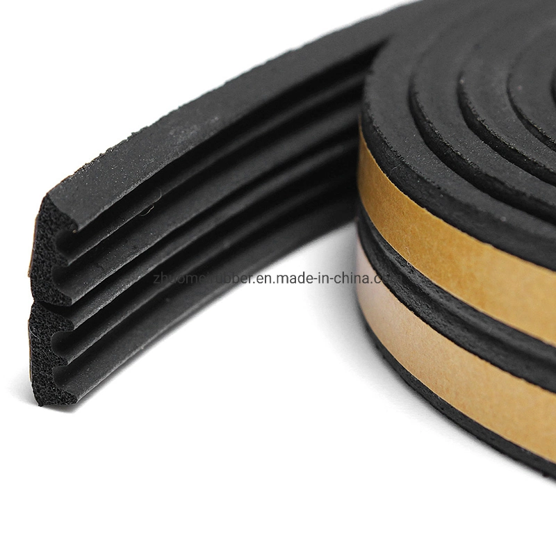 Sponge Profile Ribbed Rubber Seal Strip Per Meter