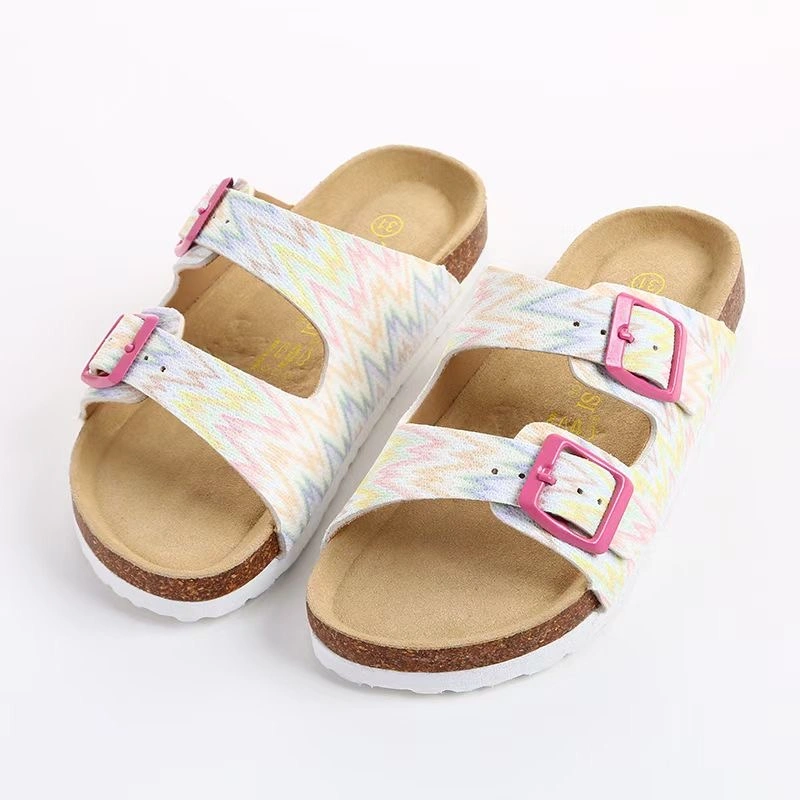 New Style Nice Looking Cork Slippers for Kids Children Footwear Shoes Factory Manufacturer Baby Lovely Amazing Surprise Gift