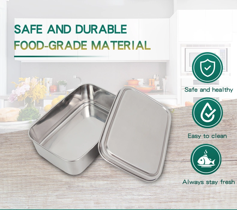 Recyclable Lunch Box with Stainless Steel Food Container