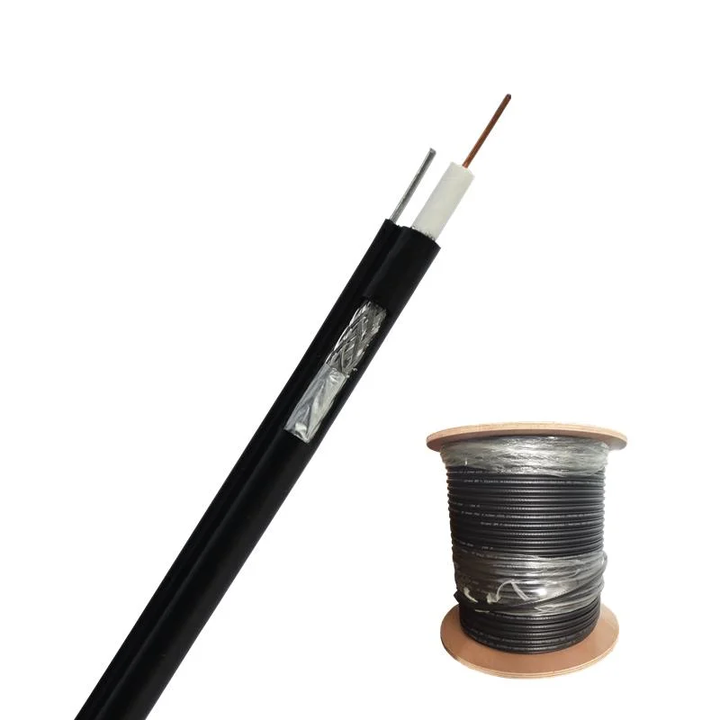 Rg11 Coaxial Cable+Steel Wire High quality/High cost performance  Communication Coaxial Cable Customization