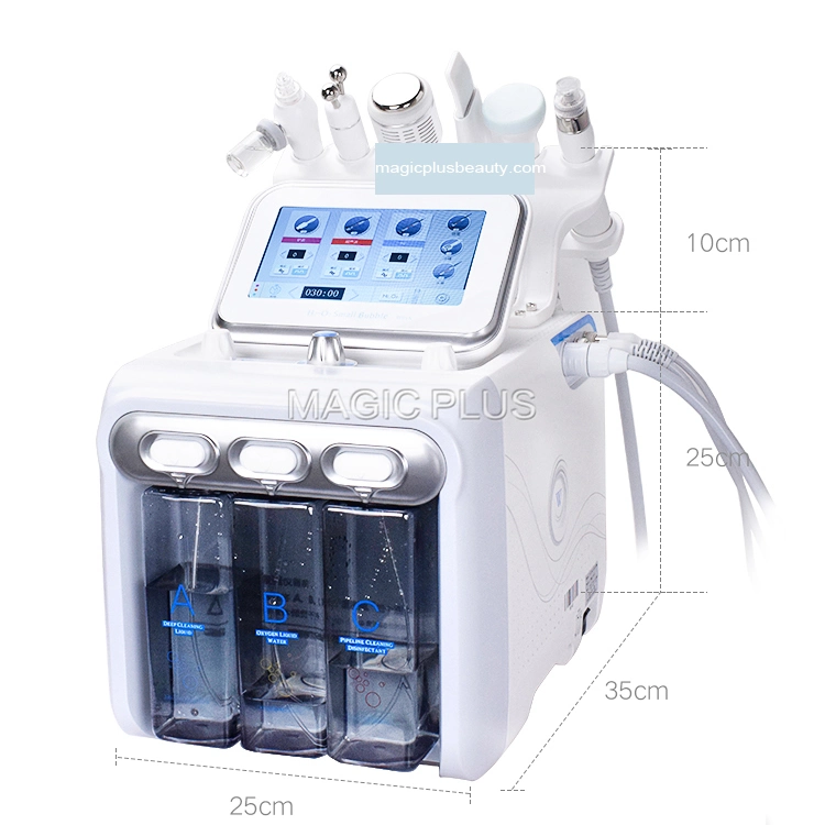 6 en 1 Système Hydro-Infusion Hydro Aqua Peel pour le nettoyage de la machine vide Microdermabrasion