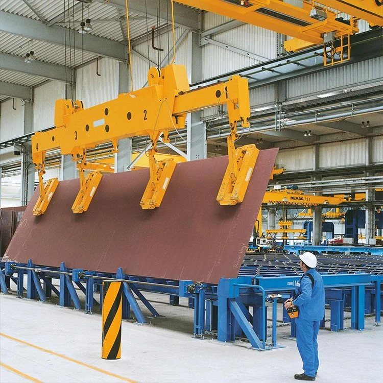 50t Double Girder Overhead Crane with Electromagnet for Workshop