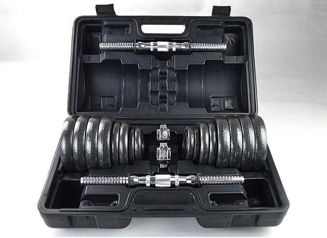 Hot Sale Home Use Bodybuilding Adjustable Dumbbell Set 15kg 20kg 30kg with Box