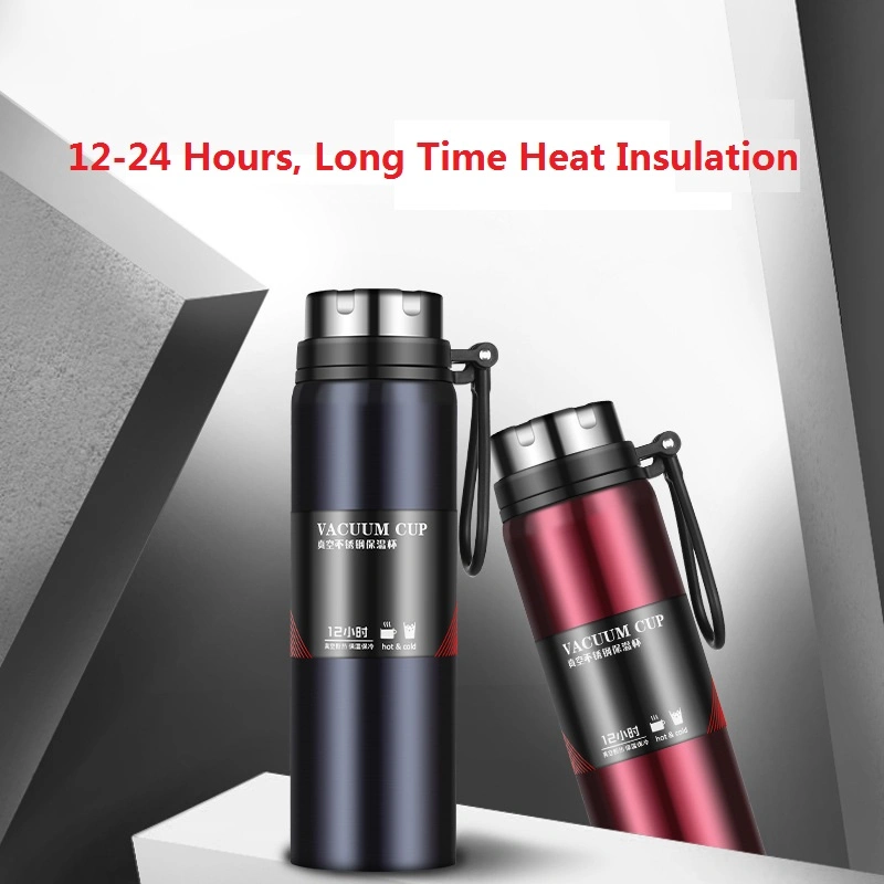 800ml 1000ml Travel Stainless Steel Vacuum Flasks Mug Cup Thermal Insulated Cups Water Bottle Thermos