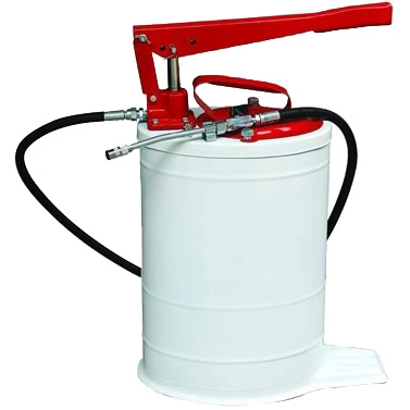 Hand Operated High Volume Bucket Lubrication Grease Pump 16L - Automobile Car Truck Vehicle Machine Repair Maintenance Garage Workshop Tools