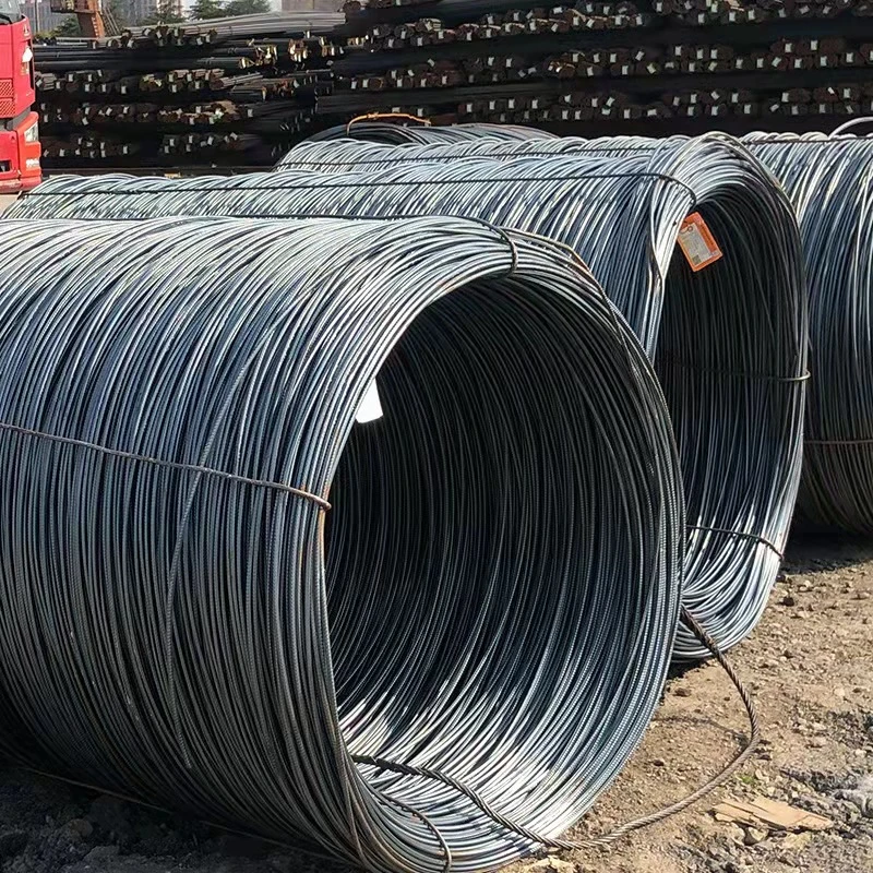 HRB400 Hrb500reinforcing Deformed Steel Rebars Iron Bar 6mm 8mm Deformed Steel Coil for Construction