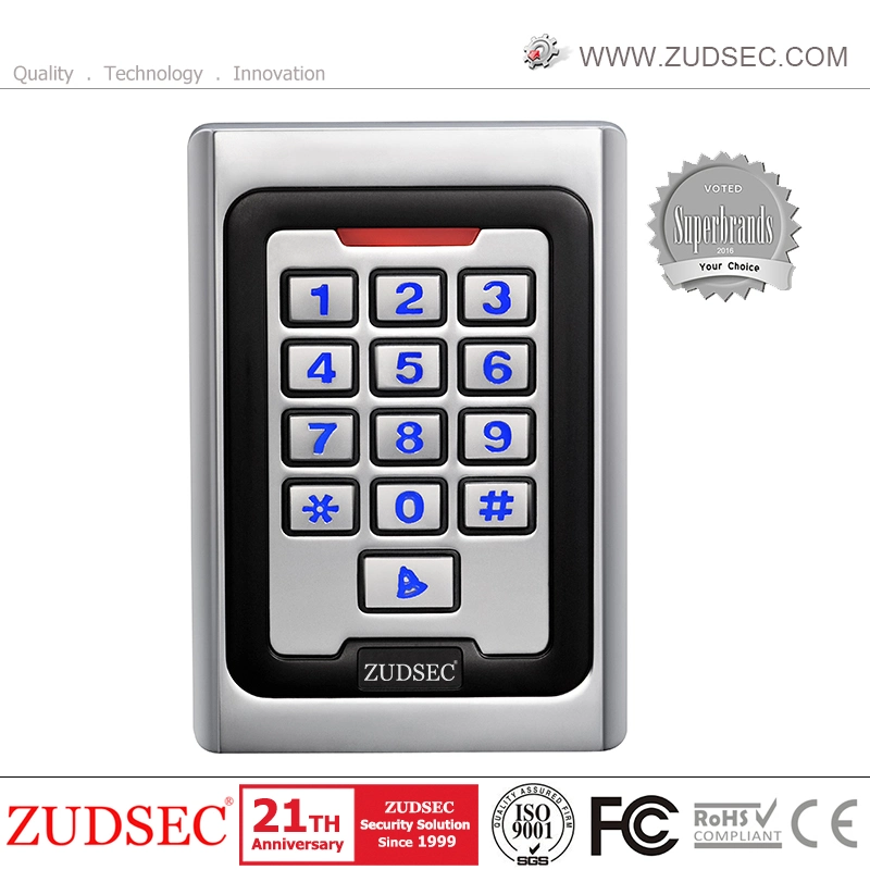 Sistema de seguridad de entrada con teclado táctil controlador 125kHz Smart Proximity Single Acceso independiente a puerta de lector de tarjetas RFID