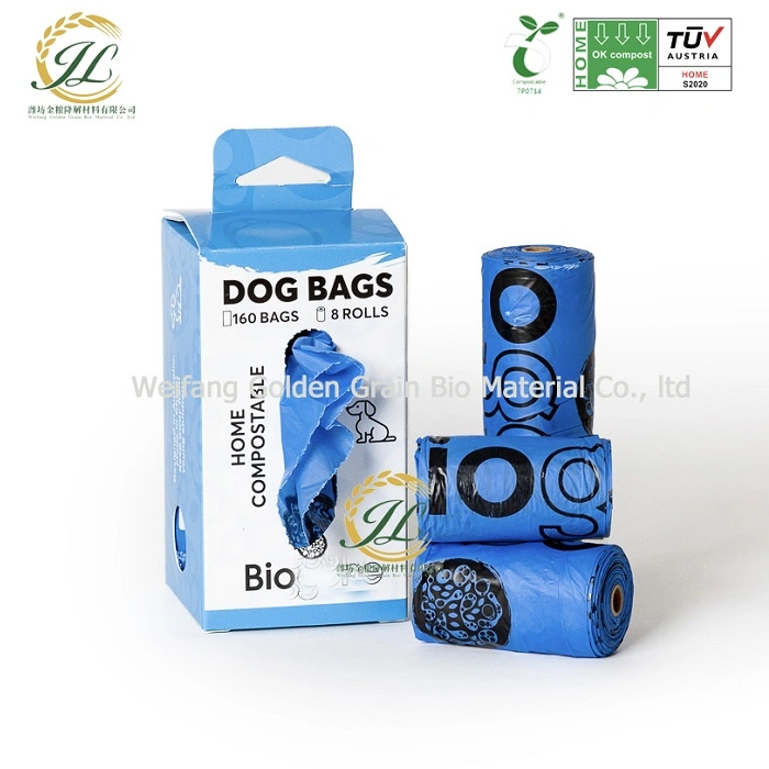 Amido personalizados com base Eco Compostável Biodegradáveis Pet descartáveis de fezes de cão