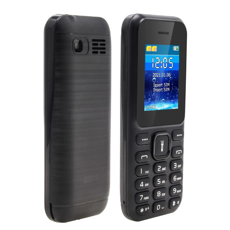 Новый мобильный телефон Uniwa Fd003 1.8-дюймовая двойная SIM-карта Bar 3G 4G Feature Keypad Phone (Клавиатура 3G 4G