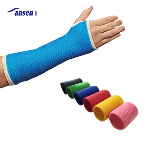 Bonne Air-Permeability Bandage de bandes de moulage en fibre de verre orthopédique de nouveaux produits de soins de plaies étanche en fonte de bras