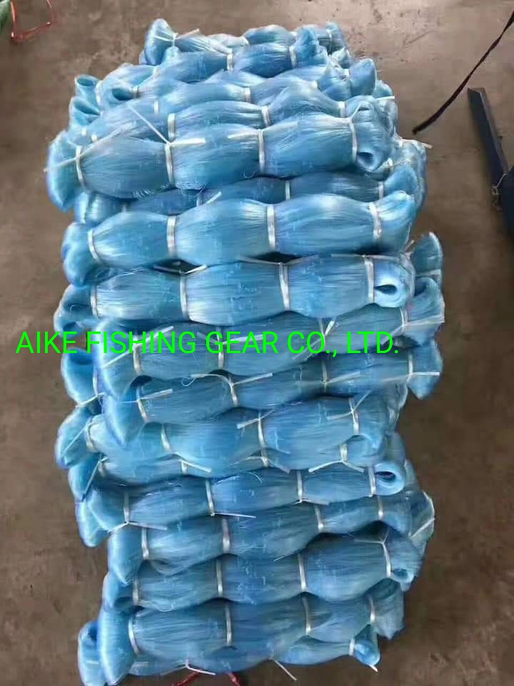 Nylon Monofilament Fishing Net, OEM, Blue Color, (Panos de rede de pesca monofilamento) (Used For Agriculture, Fishing, Shipping, Security, Decoration)