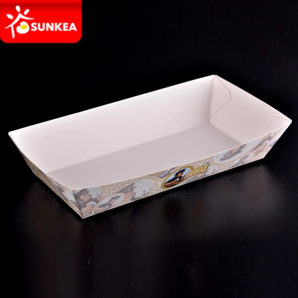 Printed Paper Fast Food Tray Packing