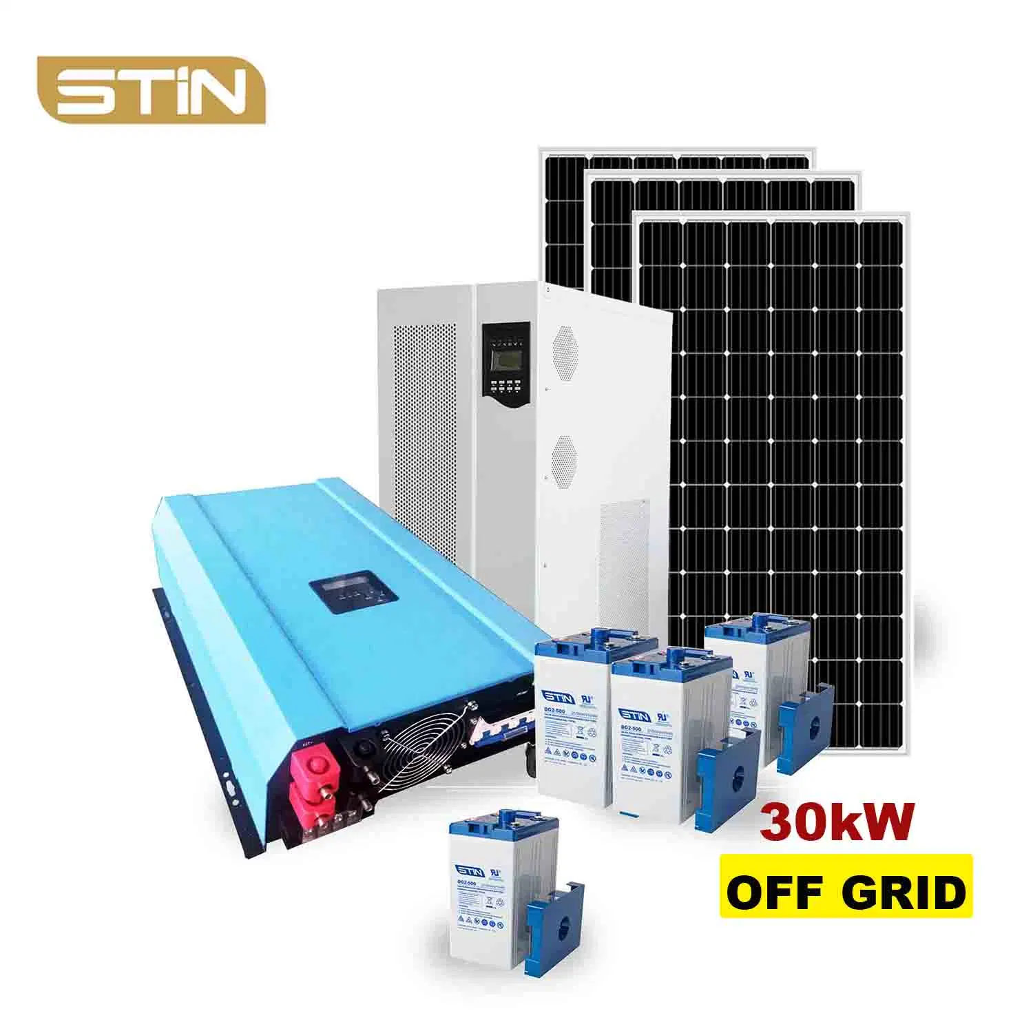 30kw Smart Solar Set Offgrid Solar Energy System off Grid Solar Power System Complete Solar Panel PV System for Home