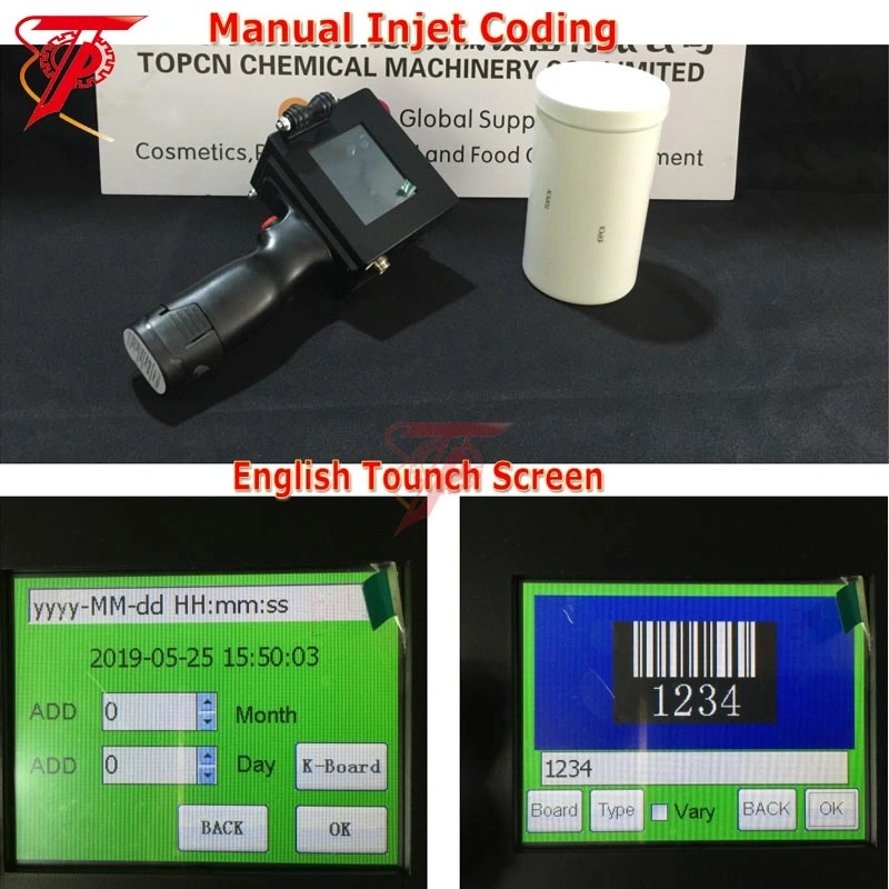 Mini portátiles de codificación de inyección de tinta digital móvil Flex máquina impresora