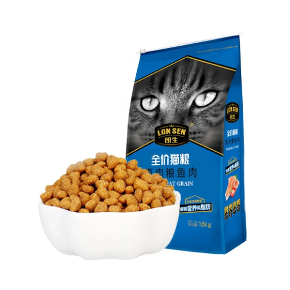 Matérias-primas naturais OEM Pet Cats como uma variedade de Nutritivo Balanced Mix Freeze-seed Chicken e Egg yolks Dry Cat Comida