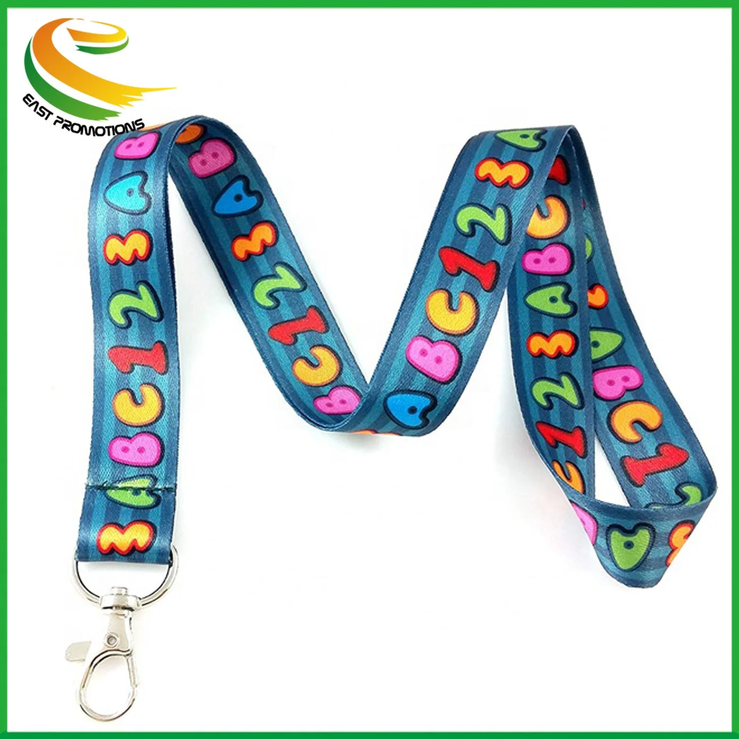 Nylon Printing Sublimation Ribbon Heat Transfer ID Card Holder Lanyards