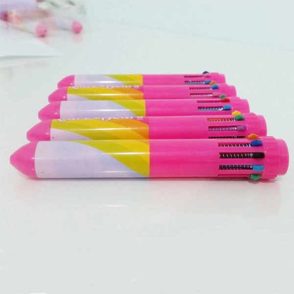 Novelty Star Topper 10 Color Ball Pen