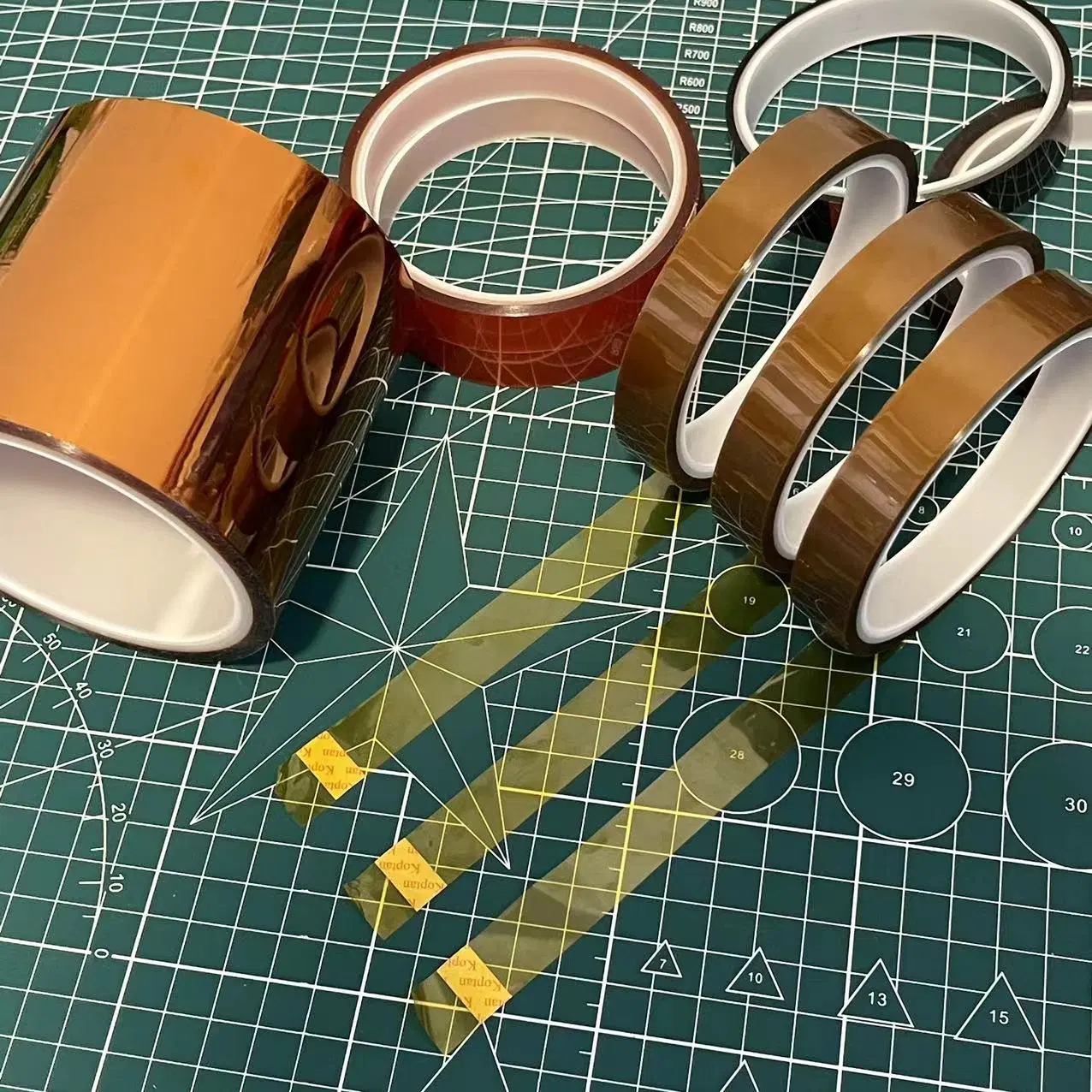 High Temperature Installation 12530 Silicone Adhesive Tape Polyimide Kapton Tape