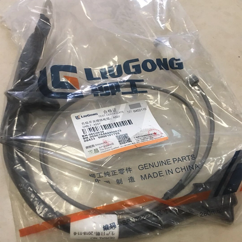 Conjunto de cable de cargadora de ruedas (08C0639) para el cargador de Liugong