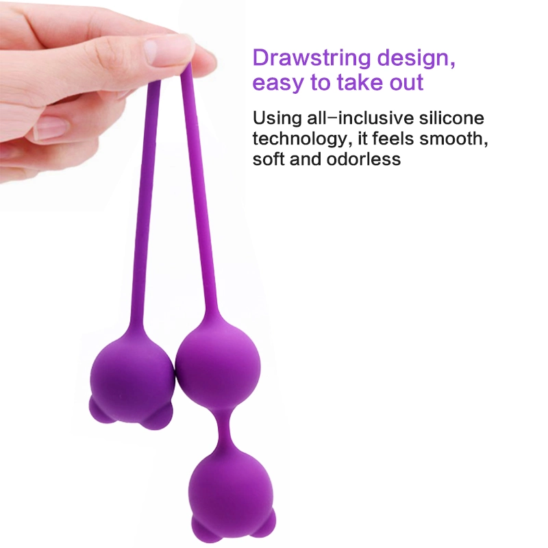 Kegel Balles Balles de la chatte en silicone de la réparation musculaire de l'exercice du plancher pelvien vagin serrer Kegel Ball sex toy pour les femmes