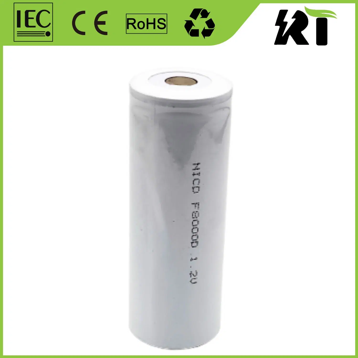 1.2V NiCd Battery Pack 900 Rated Capacity AA Size for Emergency Light