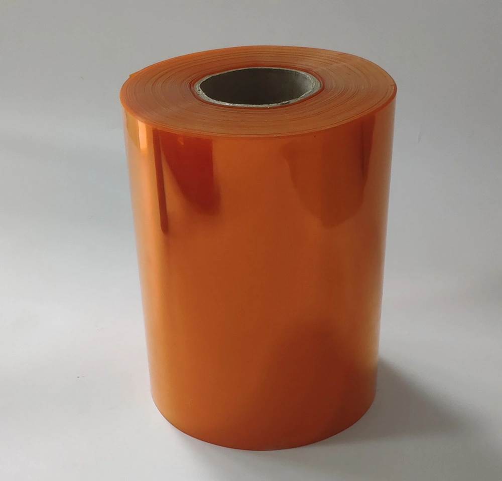 Transparent klar starr Pharma-Grade Orange PVC für die pharmazeutische Industrie