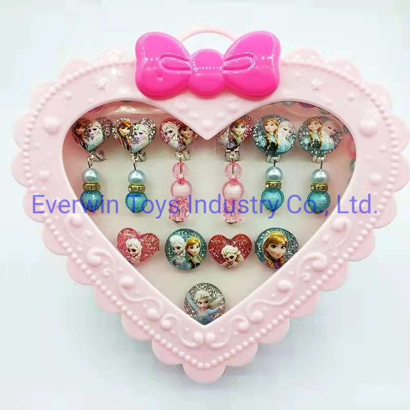 Plastic Toy Birthday Gift Jewelry Bracelet Necklace Ear Rings for Kids