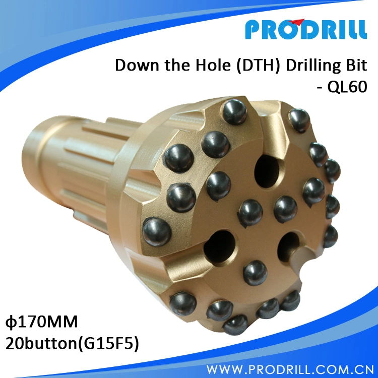 High Pressure Down The Hole (DTH) Bit Ql60 Dia. 170mm