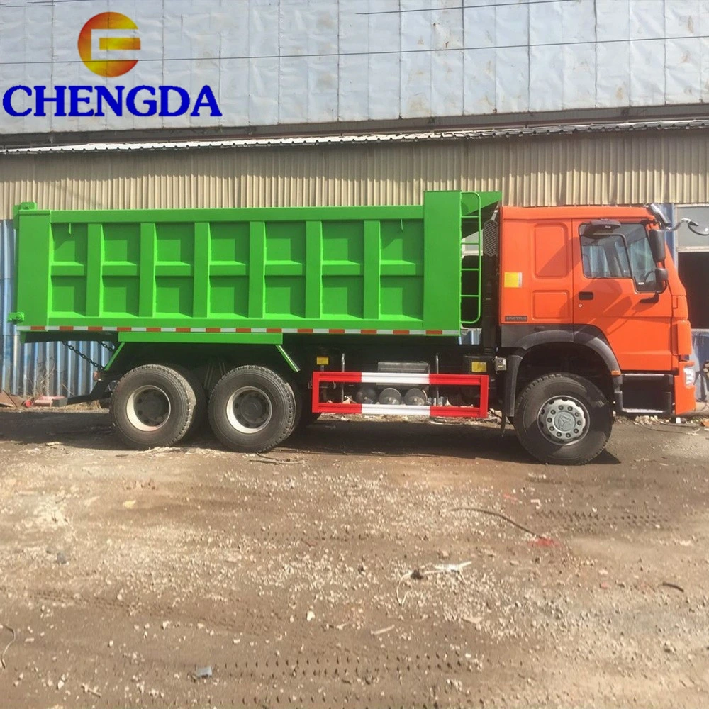 Rear Tipping Dump Truck HOWO Lorry Tipper Truck