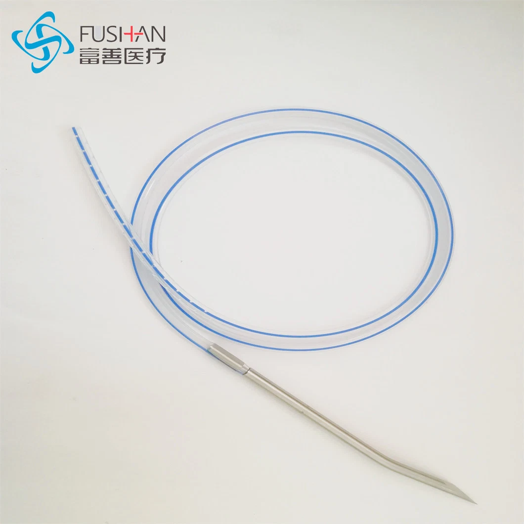 Hospital Supply Disposable Sterile 100% Silicone Wound Drainage Round Perforated Drain Tube Jp Drain Medical Instruments CE&ISO13485 Approval