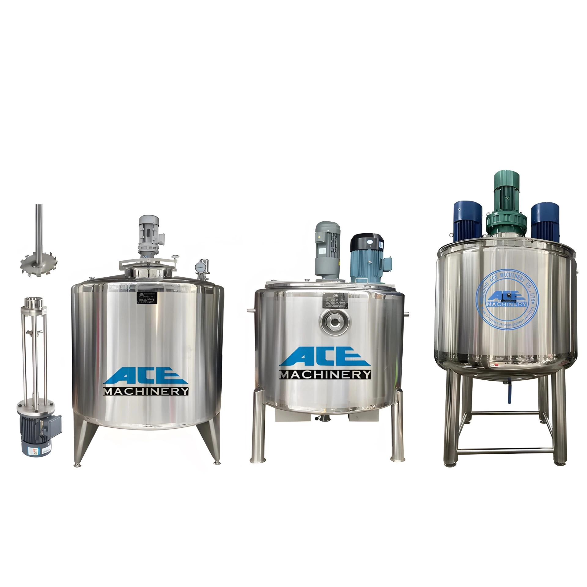 Solvent Jacketed Mixing Tank Sale Stainless Steel Reactor Pressure Vessel