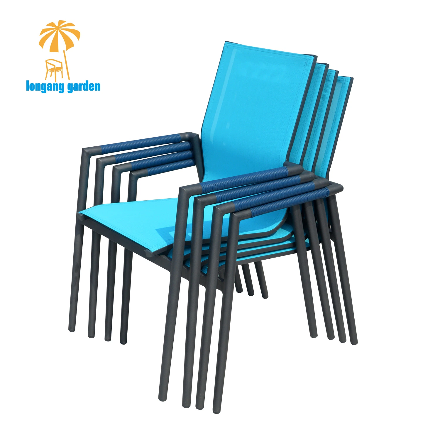 High quality/High cost performance  Balcony Outdoor Furniture Hotel Garden Restaurant Aluminum Dining Chair