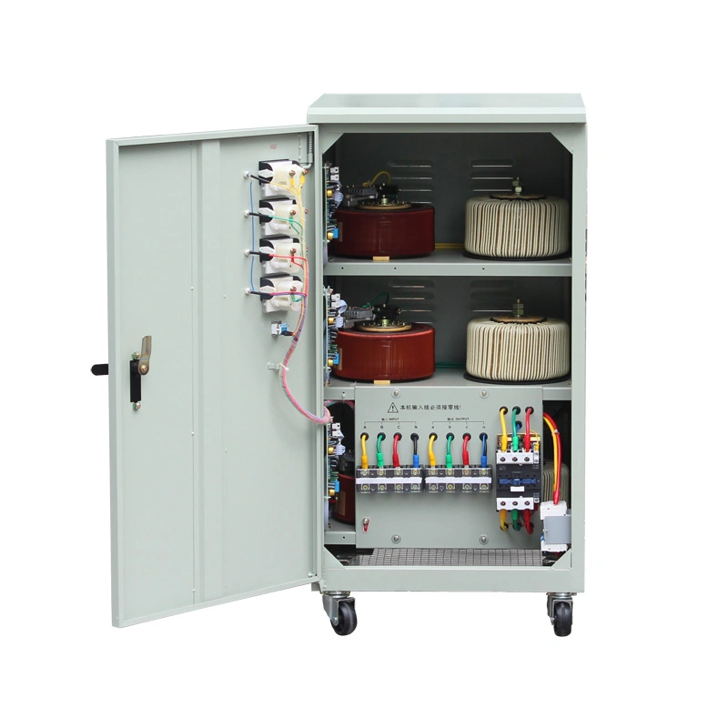 3 Phase 380V Tns Series 15kVA 30kVA 50kVA 90kVA Automatic Voltage Stabilizer