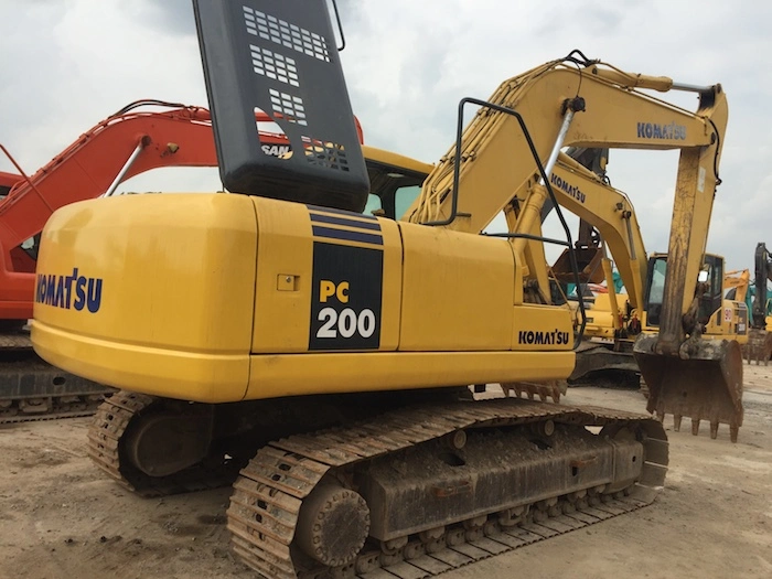 Used Japan Second Hand Crawler Excavator Construction Machinery Komatsu PC200-7 Excavator