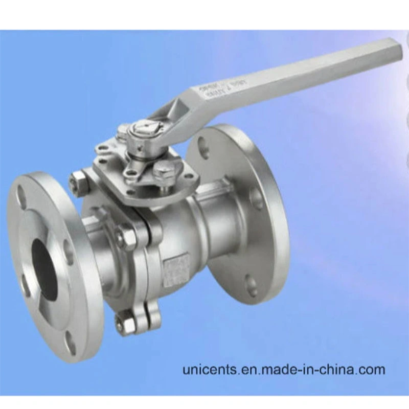 Manual Stainless Steel Ball Valves CF8 CF8m Flange Ball Valve Flange Floating Ball Valve