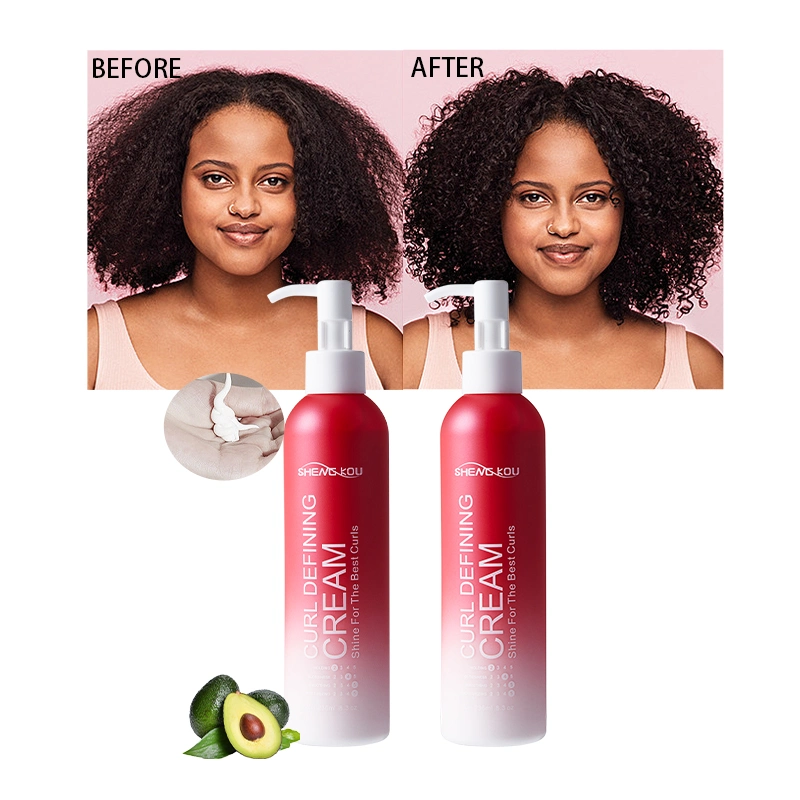 OEM Private Label Hair Styling Treatment Product Moisturizing Curl Enhancers Protein Curling Cream for Natural Hair