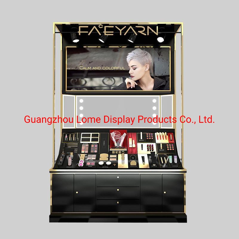 Cosmetic Kiosk Display Stand Shop Makeup Counter Design Store Customize Showcase