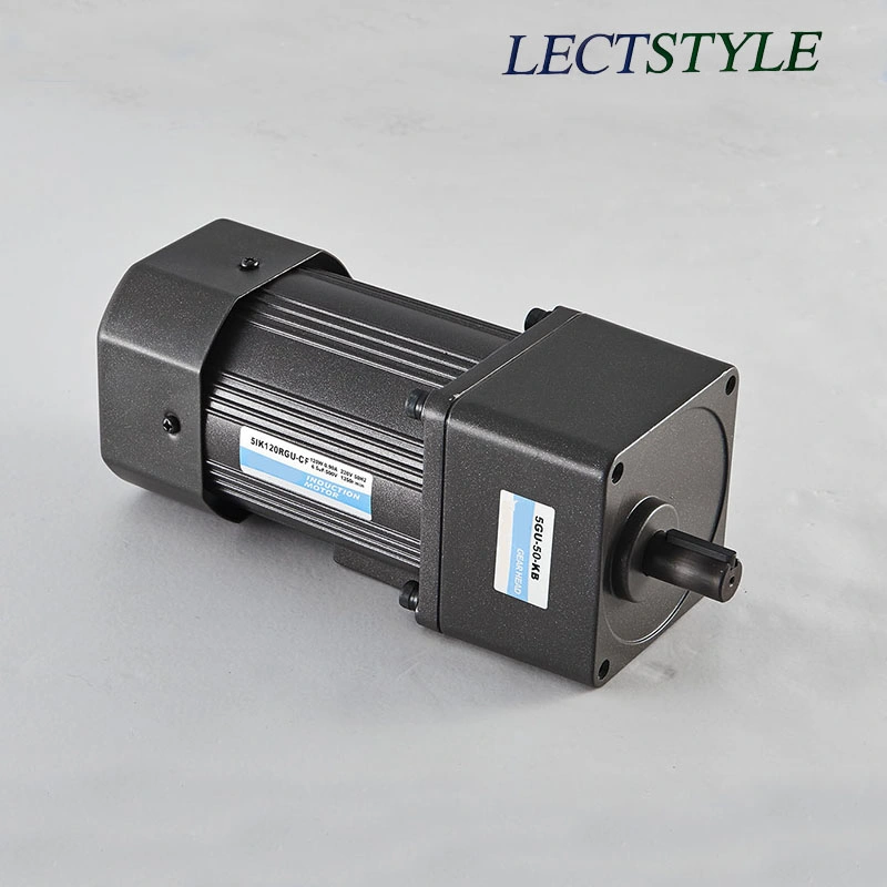 120W AC Electric Speed Adjustable Gear Motor