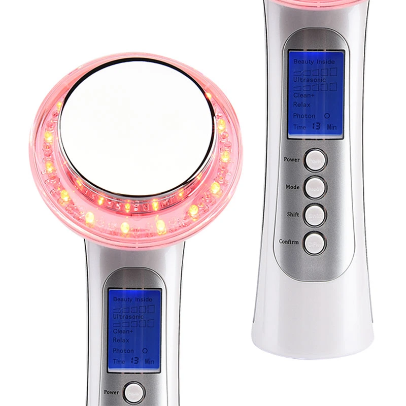 New Beauty Products for Home Ultrasonic and Photonic and Galvanic Face Skin Massage Machine