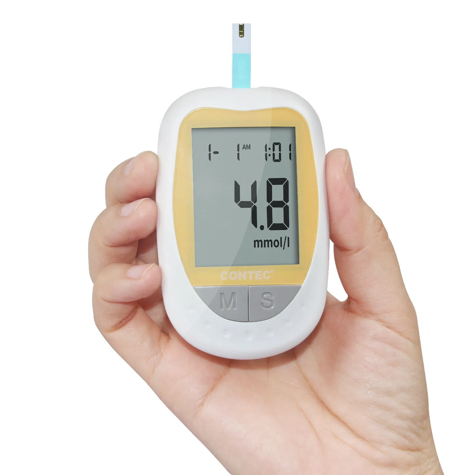 Contec Nova chegada Portátil medidor de glicose no sangue Glucometer