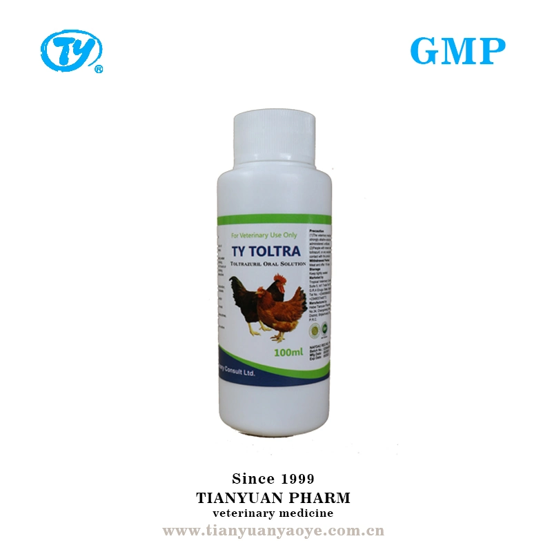 Animal Drugtoltrazuril Oral Solution 2.5% 5% Veterinary for Cattle, Horse, Sheep, Pig, Camel