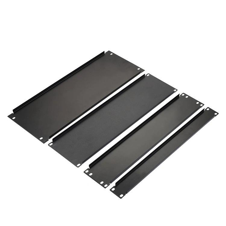 19inch 1U 2U 3U 4U Blank Panel SPCC Pulverbeschichtung Fertig Stellen