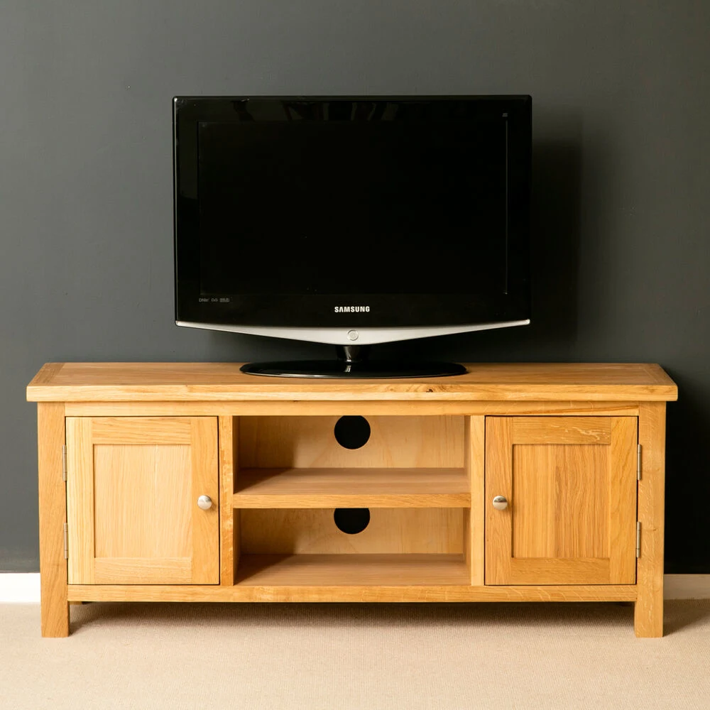 Prima TV Stand Console Table with Shelves and Drawer