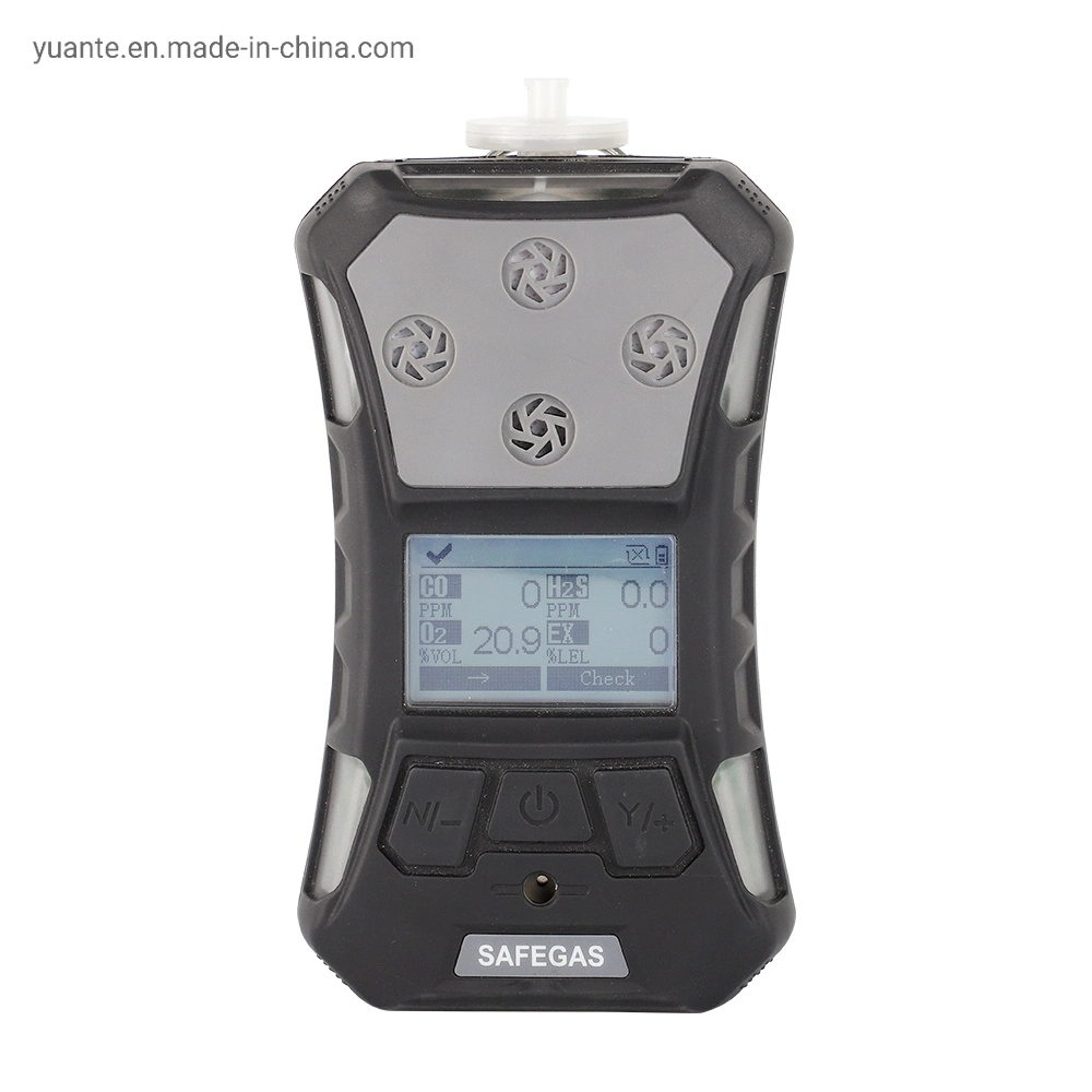 H2s Co O2 O3 de alarma de seguridad personal de varios combustibles detector de gas ozono