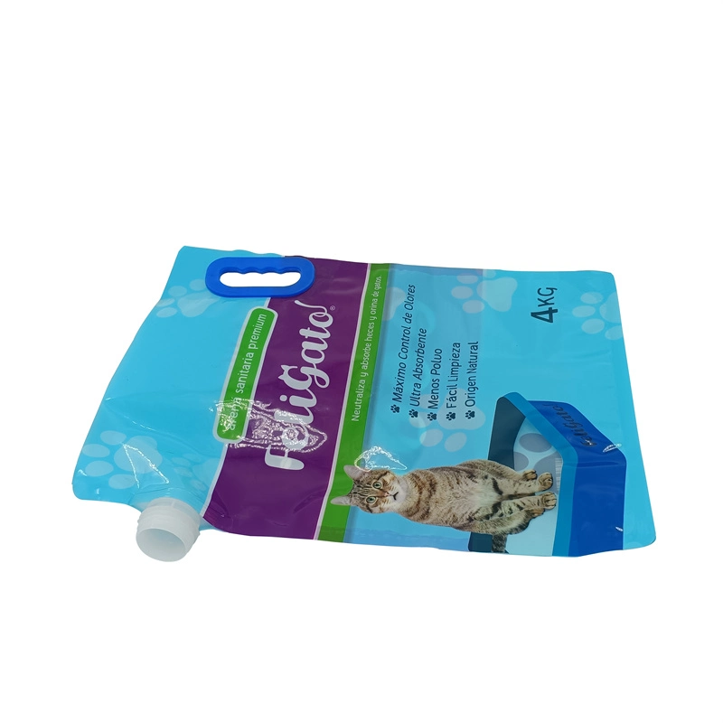 Accept Free Sample Order High quality/High cost performance  Material Flat Bottom Pet Cat Food Packaging Pouch Bags