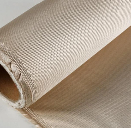 0.5mm 480GSM Twill Woven Steel Wire Fiberglass Cloth Fabric for Smoke and Fire Barrier