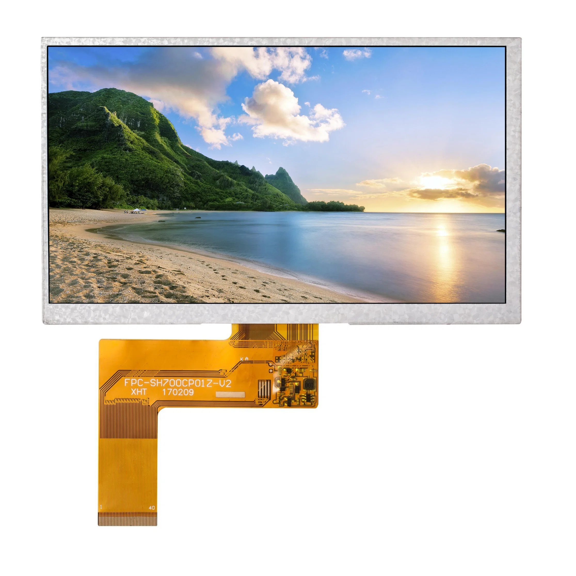 7.0 Inch TFT LCD Display Screen RGB 40pin 800X480 Module