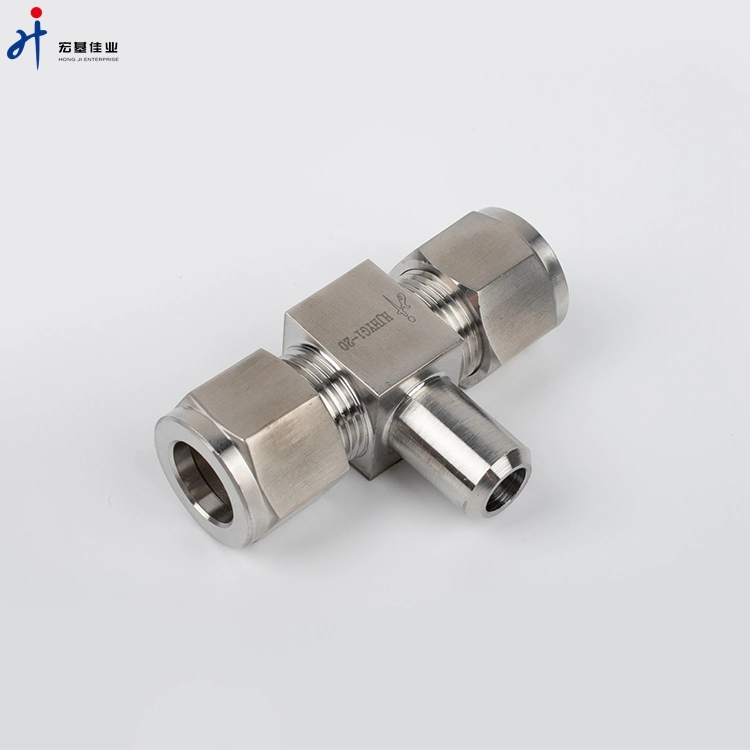 Hard Tube Stainless Steel Three Way T Type Terminal Pipe Forged Fittings