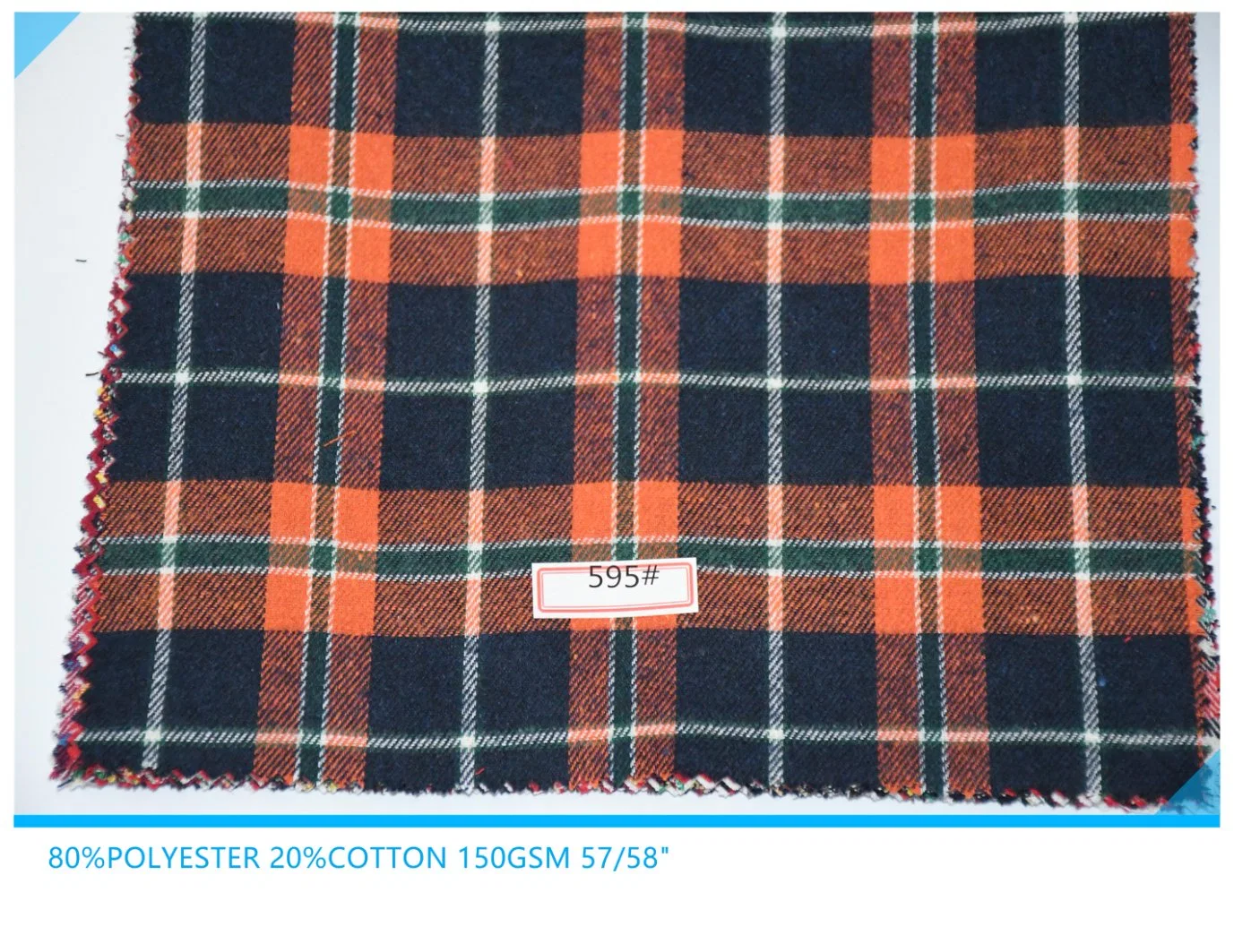 Fashion Check Shirt Cotton Plaid Fabric 100% Cotton Woven Yarn Dyed Fabric in Shirting