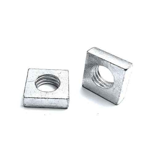 Zinc Yellow Zinc Palte Square Corrugated Loard Nuts DIN562 DIN557